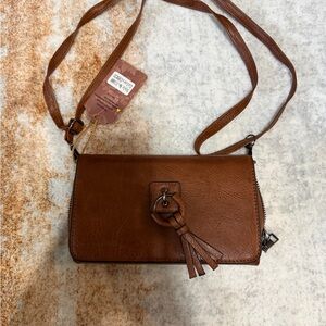 Sam & Hadley Brown Crossbody Bag